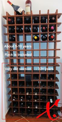 €600,- This is collection number 2 of special, 53 units most from 2003 to 2015. Example 10 year old Porto in 2004 - so 32 years
€600,- This is collection number 2 of special, 53 units most from 2003 to 2015. Example 10 year old Porto in 2004 - so 32 years.
The sale also includes the complete rack.
